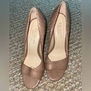 Talbots brown heels